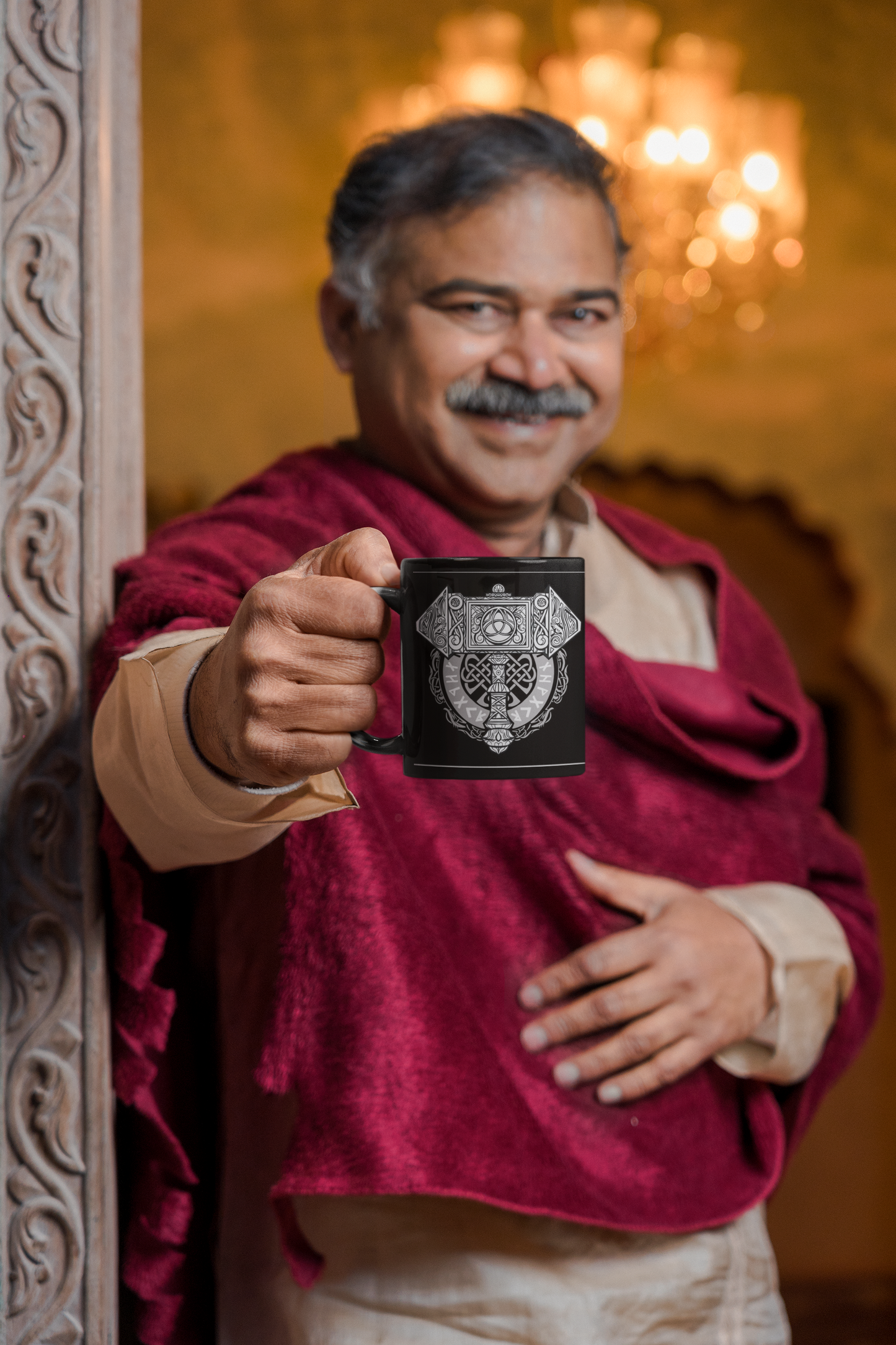 The Crusher Black Mug (11oz)