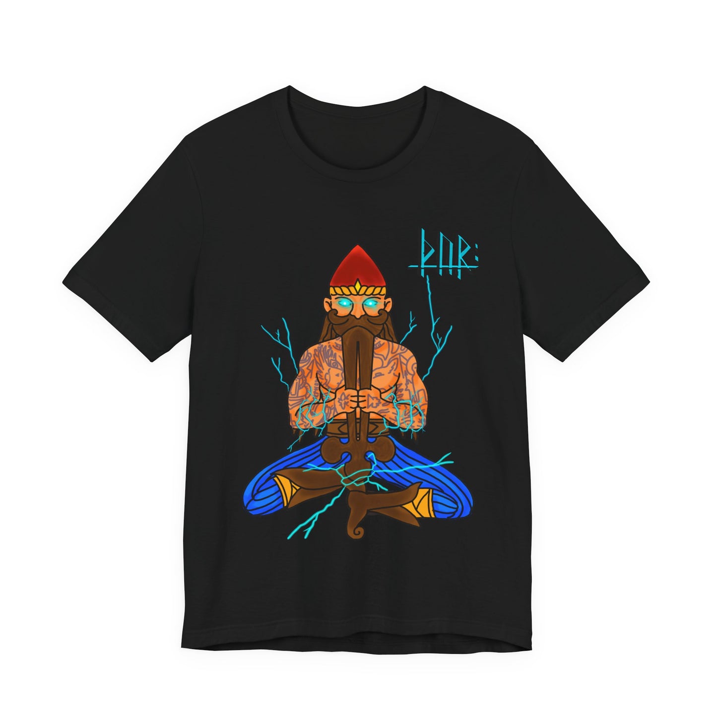 Ancient Thor Idol T-Shirt: Black Heritage Edition
