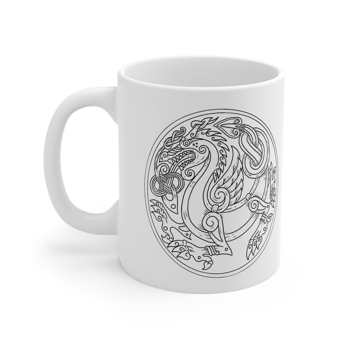 Níðhöggr Cosmic Serpent Mug: World Tree Destroyer Edition