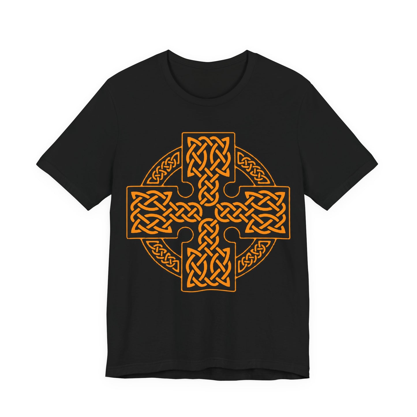 Celtic Cross Golden T-Shirt