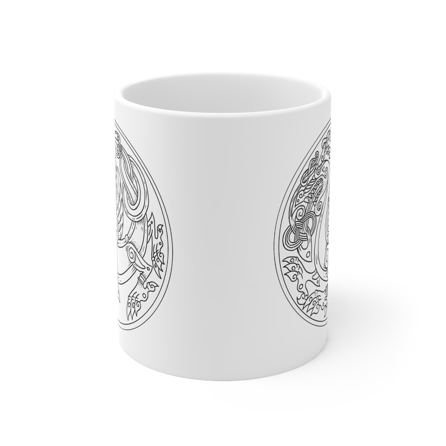 Níðhöggr Cosmic Serpent Mug: World Tree Destroyer Edition
