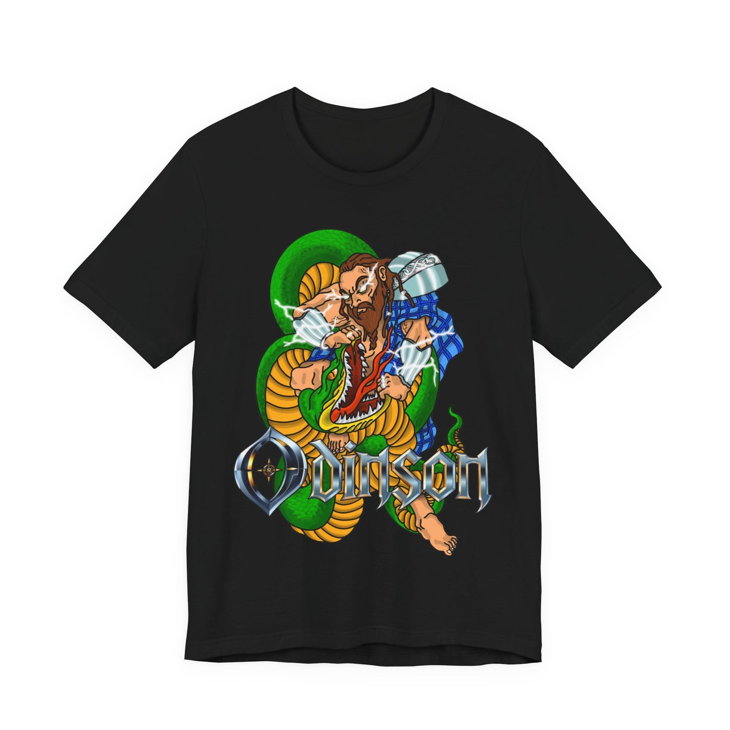 Ragnarök Clash T-Shirt: Thor vs. Jörmungandr